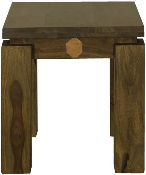 Masiv24 - MONTANA Príručný stolík 40x40 cm, palisander