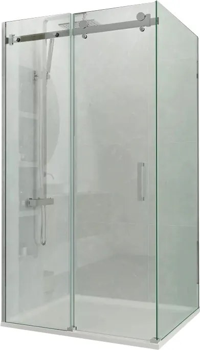 BPS-koupelny Obdĺžnikový sprchový kút HYD-ZBD-900 120x90 cm chrom/transparent - bez vaničky