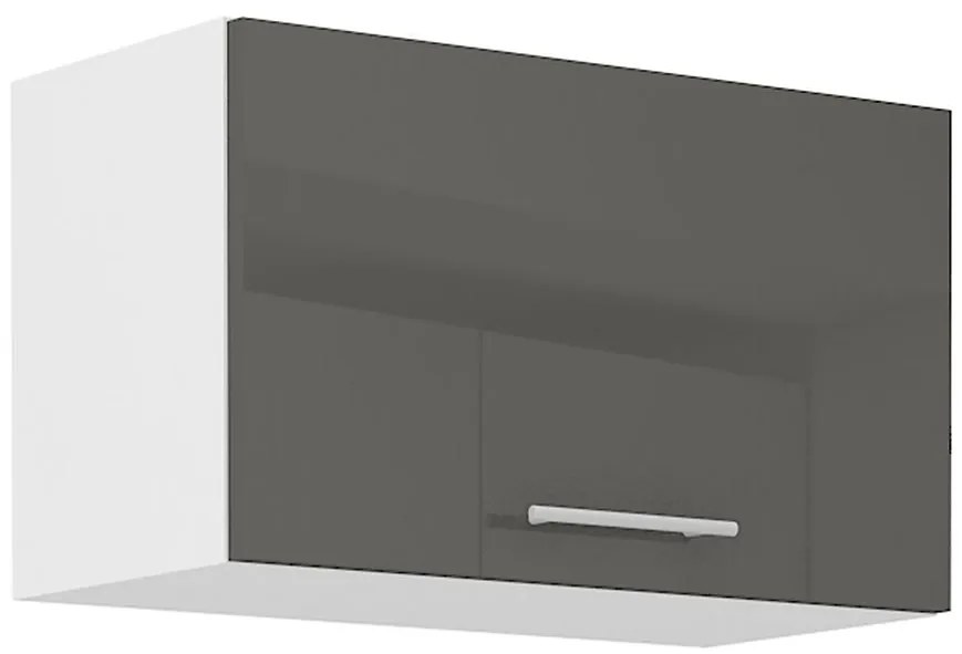 Kuchynská skrinka Lara 60gu-36 1f Mdf sedá lesk