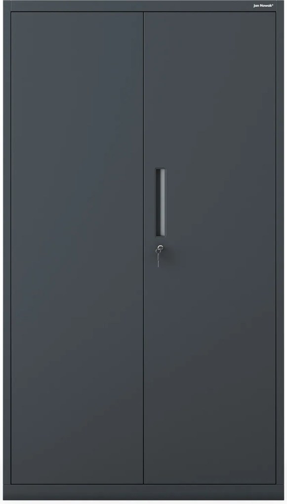 Kovová modulárna multifunkčná skriňa na podstavci antracitová MEGAN 1600 x 900 x 400 mm