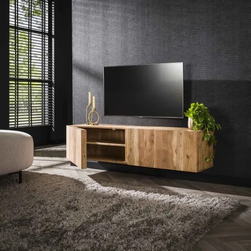 TV-skrinka 28-51 Block 150cm Drevo Acacia - Komfort-nábytok