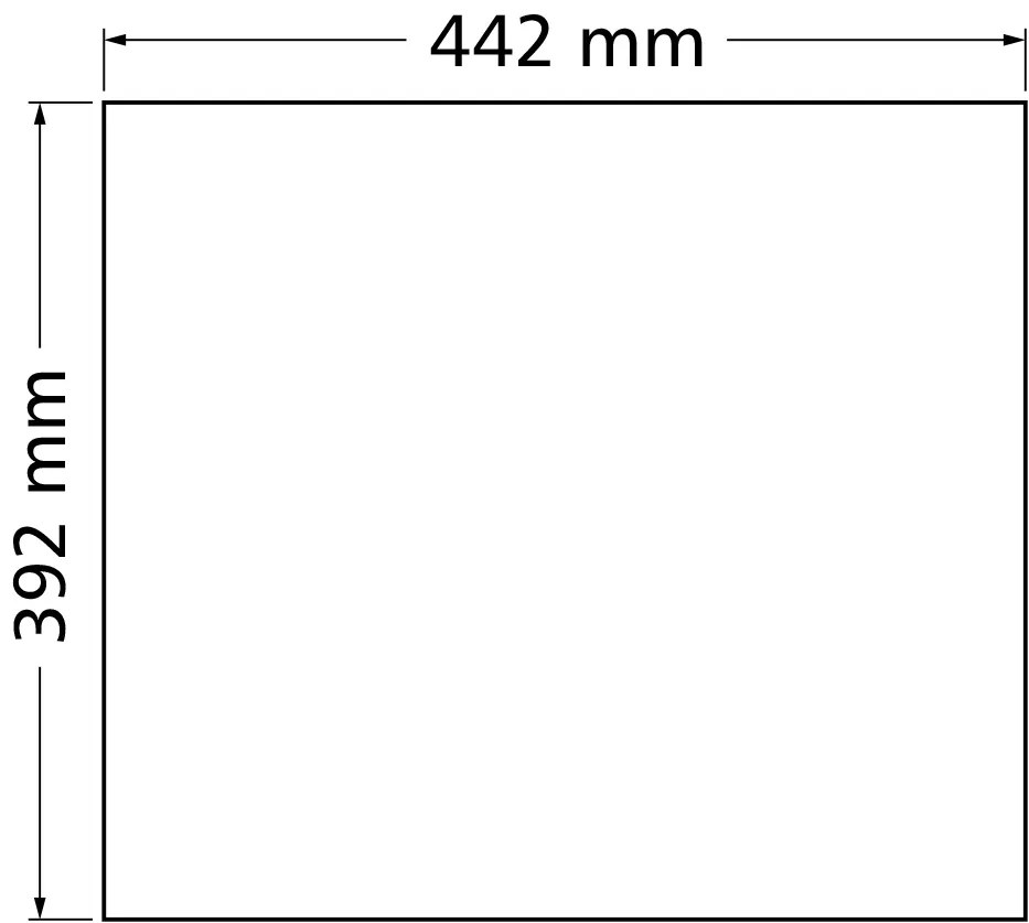 Granitový drez Sinks FRAME 457 Pureblack