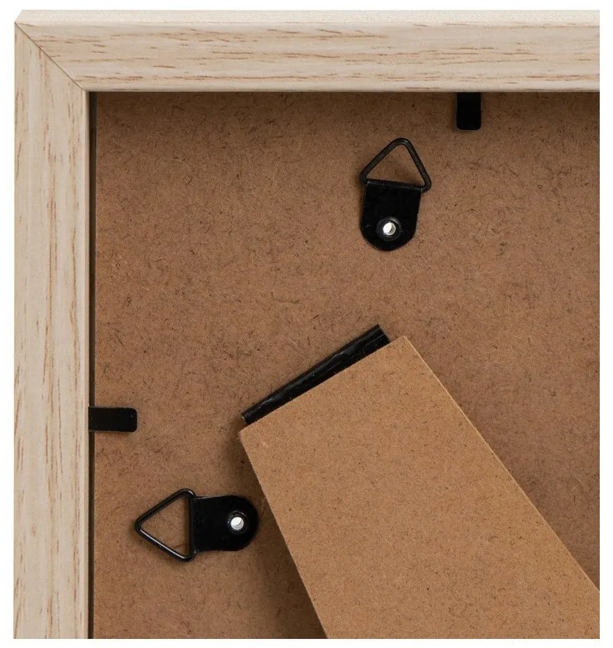 Stojací/na stenu rámček v prírodnej farbe 12,5x17,5 cm Sencillo – Casa Selección