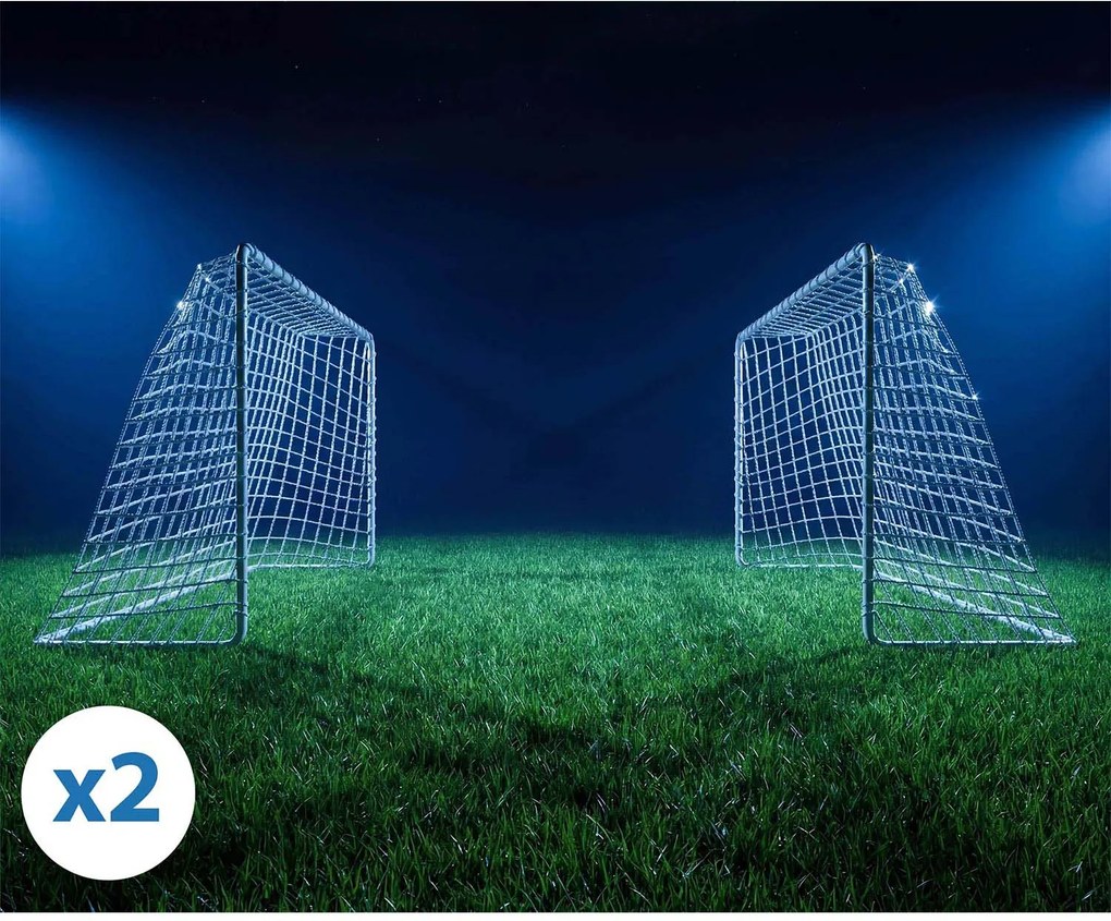 Neo-Sport Futbalová bránka prenosná tréningová 2 ks 183 x 122 x 61 cm NS-485