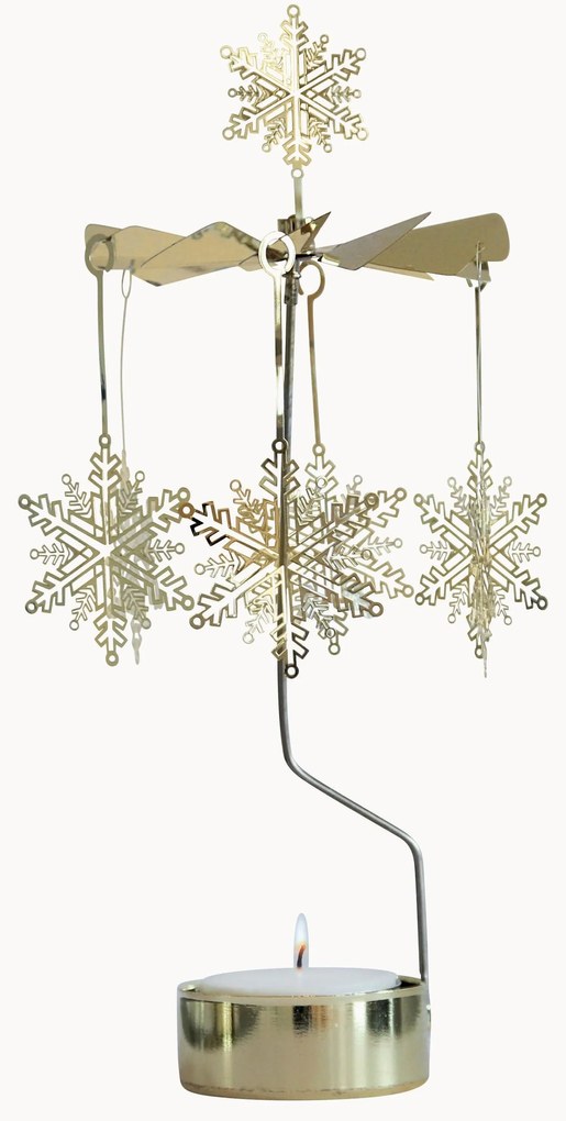 Vianočný svietnik na čajovú sviečku Snowstar