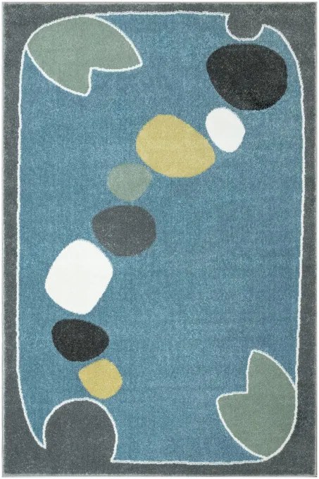 Detský koberec LIMA M043A krémový / svetlosivý