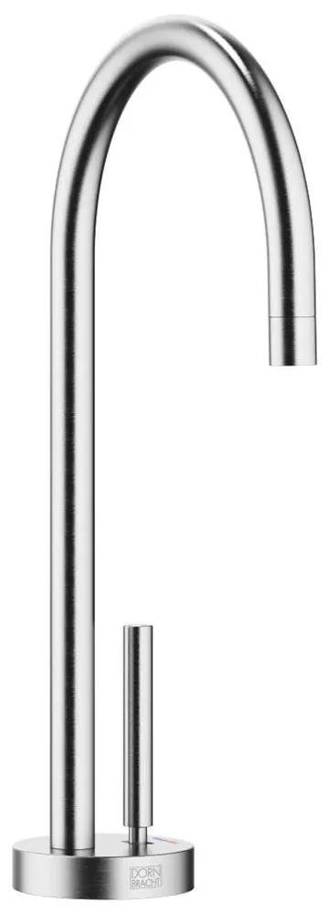 DORNBRACHT Tara Classic Hot &amp; Cold páková drezová batéria s filtrom, na horúcu a studenú vodu, výška výtoku 180 mm, kartáčovaný chróm, 17861888-93