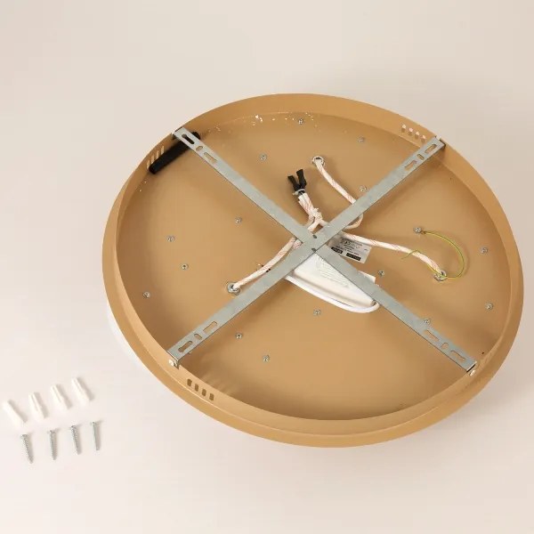 Brilagi - LED stropné svietidlo VISBY WOOD LED/36W/230V pr. 50 cm hnedé