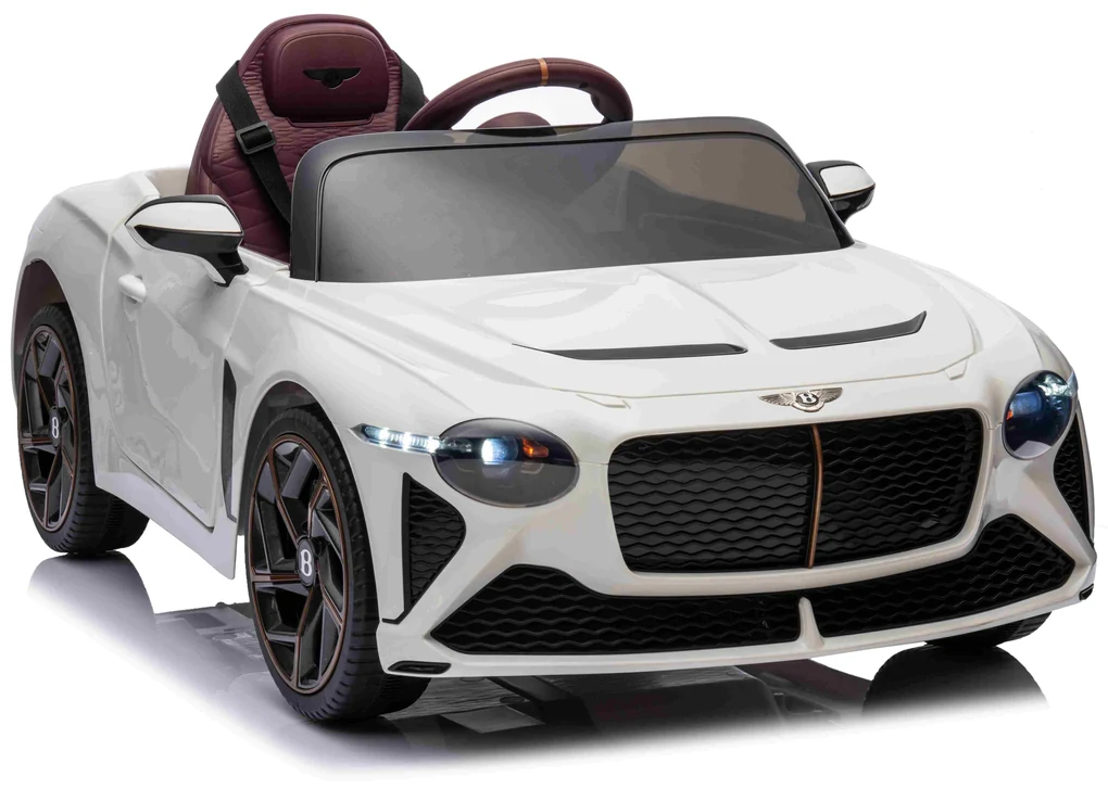 Bentley Bacalar auto na batérie pre deti, biele + diaľkové ovládanie