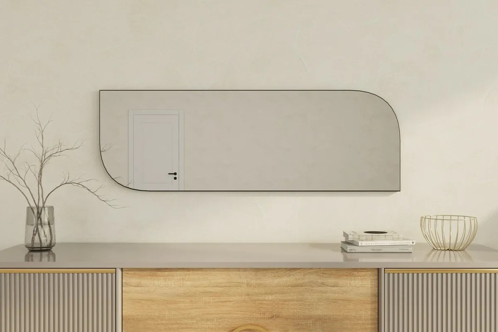 Zrkadlo Arni Black 40 x 120 cm