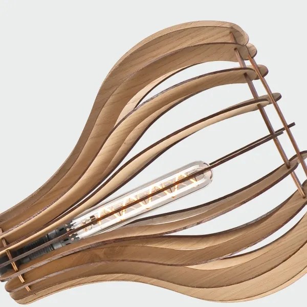 Luster na lanku TUCCI 1xE27/60W/230V pr. 29 cm dub