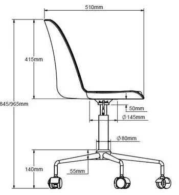 Zelená kancelárska stolička Unique Furniture