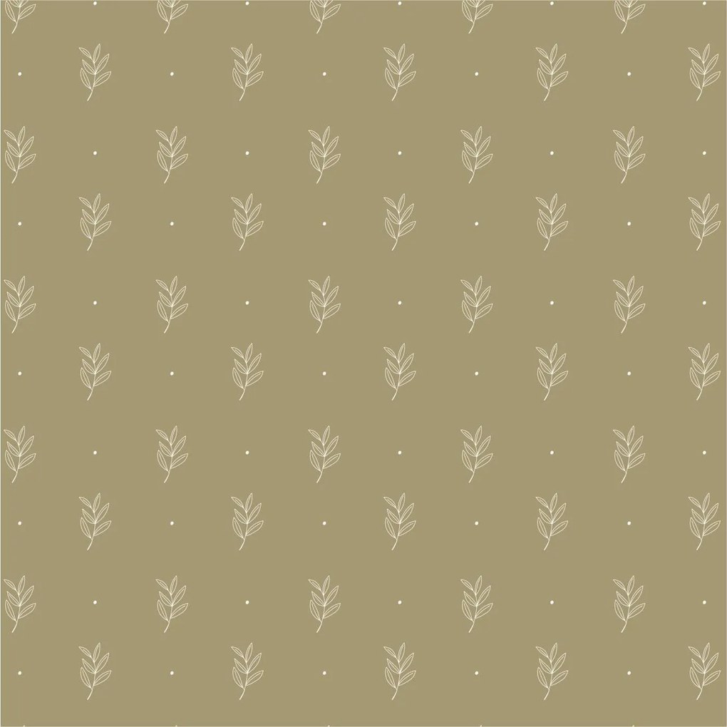 IB Laursen Servírovacie obrúsky GREEN LEAF 40x40 cm, 50 ks zelené