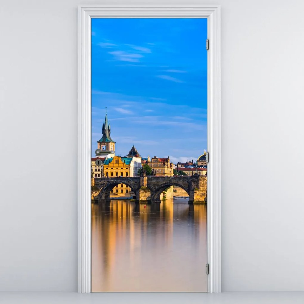 Fototapeta na dvere - Karlov most (95x205cm)