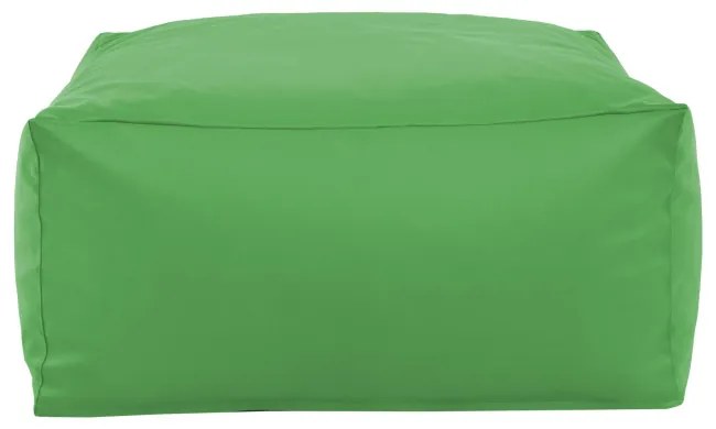 Taburetka zelená kocka ekokoža