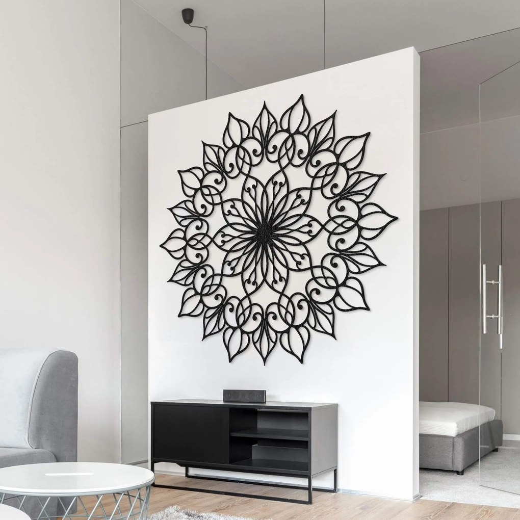 Drevená nástenná dekorácia Mandala Lotus | QUASAR: HDF - Javor 20 cm 4394-113018 HDF0247