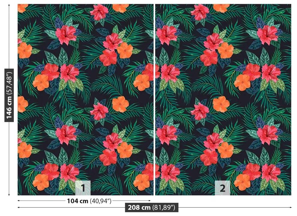 Fototapeta Vliesová Tropické kvety 104x70 cm