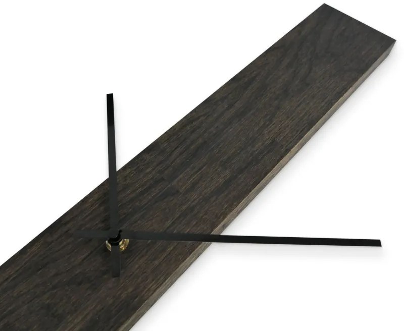 Elegantné drevené nástenné hodiny čierny I SENTOP MAS019-OSMO-3169