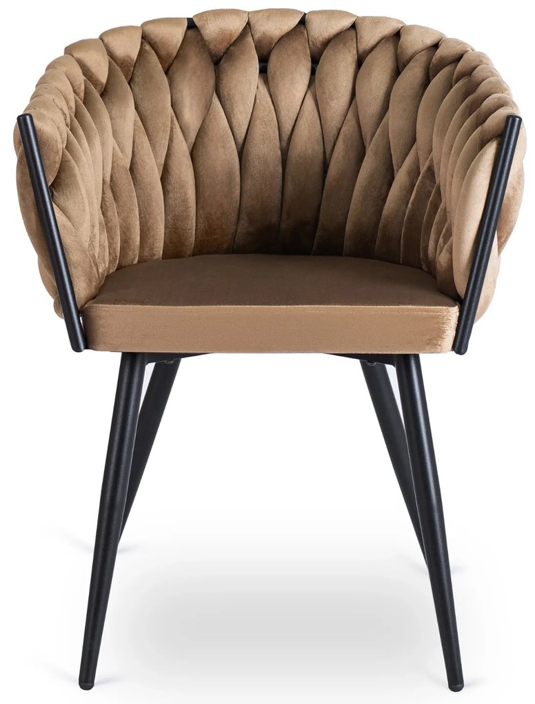 PROXIMA.store - Čalúnená jedálenska stolička ELENA FARBA: čierna