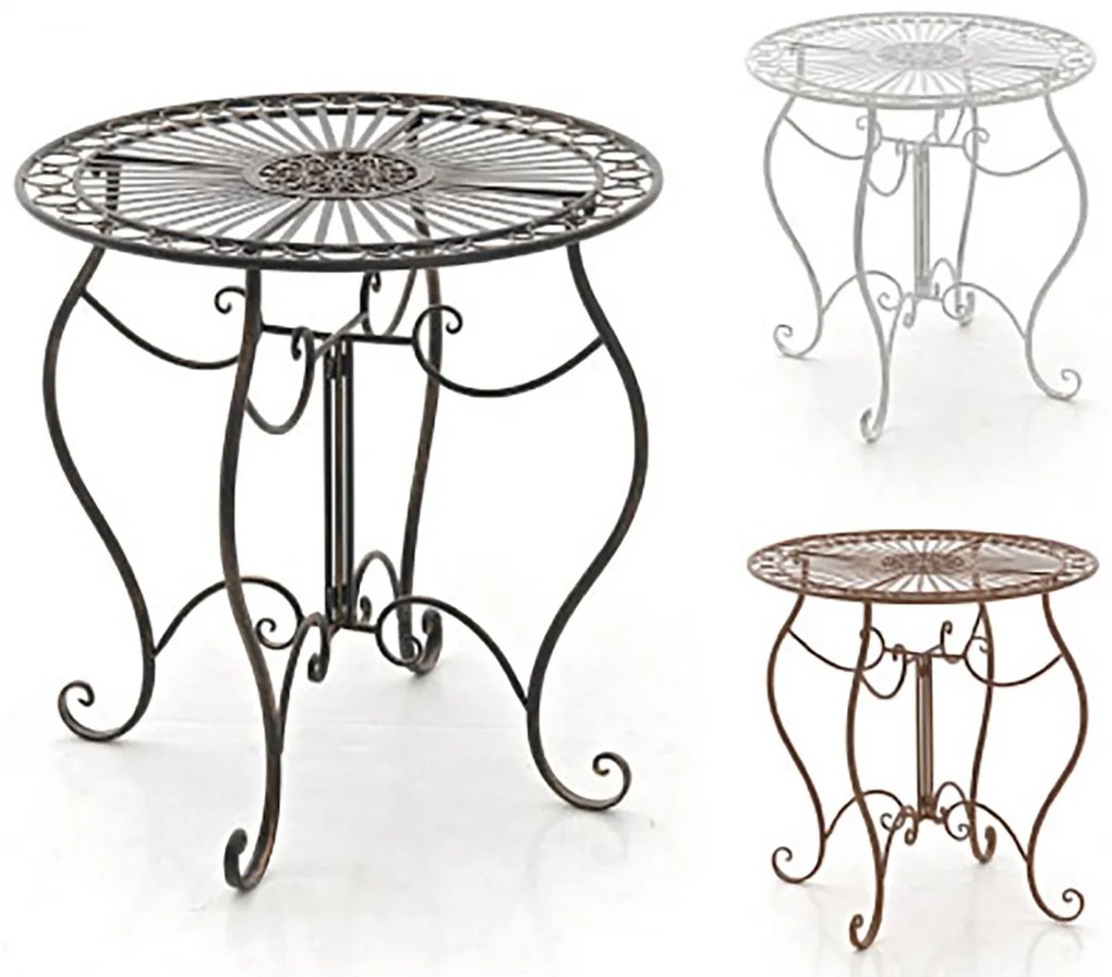 Kovový stôl Indra - Bronzová