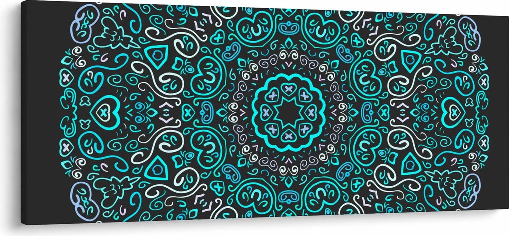 Obraz ornamentálne abstrakcie (120x50 cm)