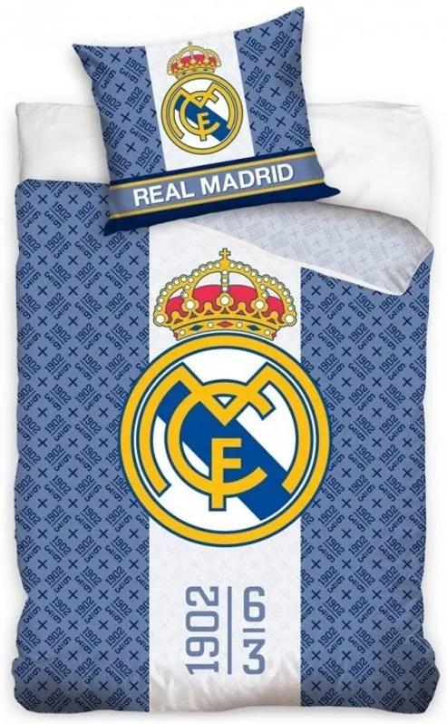 Bavlnené posteľné obliečky Real Madrid - 1902 - 100% bavlna - 70x90 cm + 140x200 cm