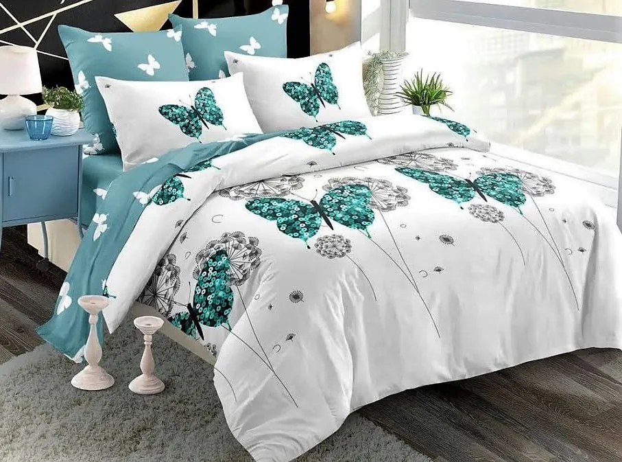 Obliečky Butterflies Bavlna 7-dielna súprava