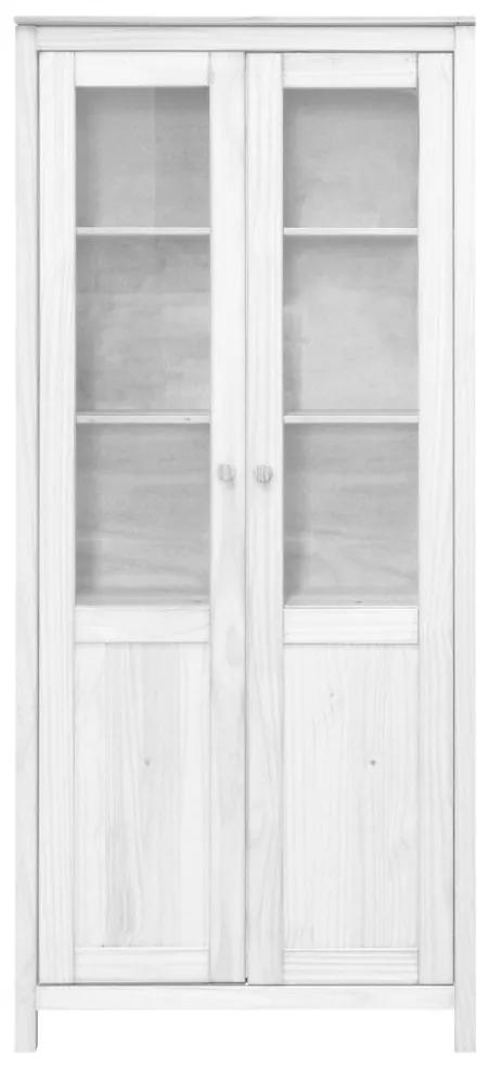 IDEA nábytok Vitrína 2 dvere TORINO biela