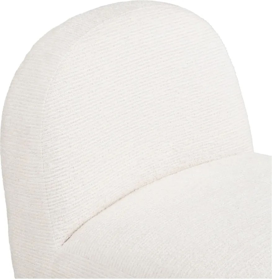 Krémovobiele otočné kreslo Milo – House Nordic