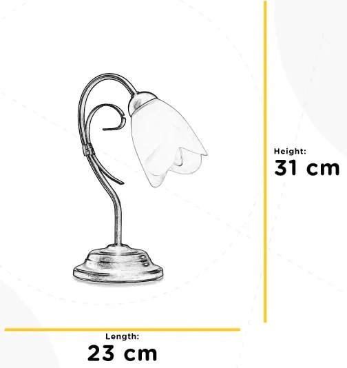 ONLI - Stolná lampa ODINO 1xE14/6W/230V 30 cm