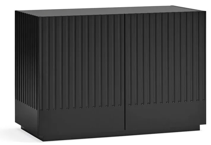 Čierna nízka komoda 100x70 cm Doric – Teulat