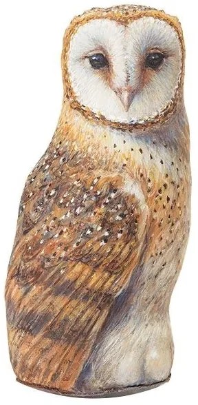 Veľká dveřní zarážka v 3D dizajne sovy - 38 * 25 * 13cm