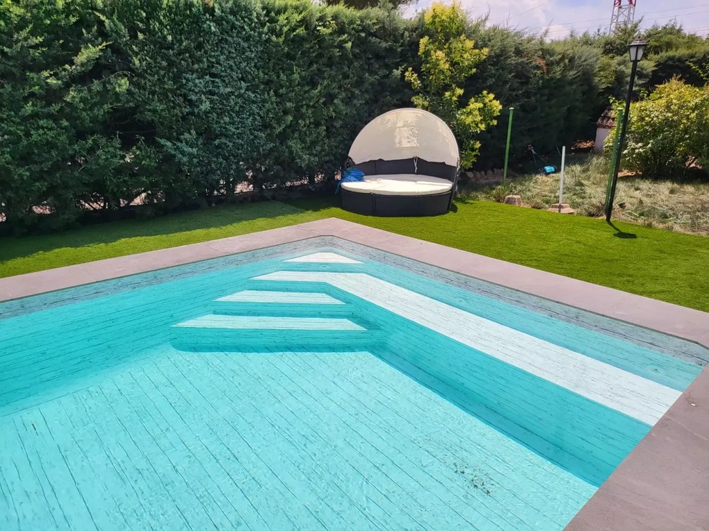 Bazénová fólia SOPREMAPOOL 3D - White Wood | 41.25 m²