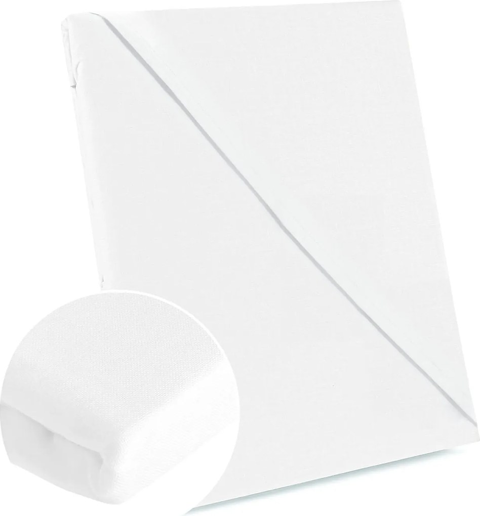 BAVLNENÉ PRESTIERADLO 160X220 CM BIELE