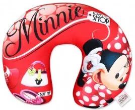 Setino - Cestovný vankúšik okolo krku - Minnie Mouse - Disney, 31 x 26 x 8 cm