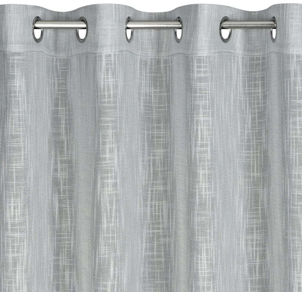 ZÁVES NA KRÚŽKOCH LIREN 140X250 CM STRIEBORNÁ
