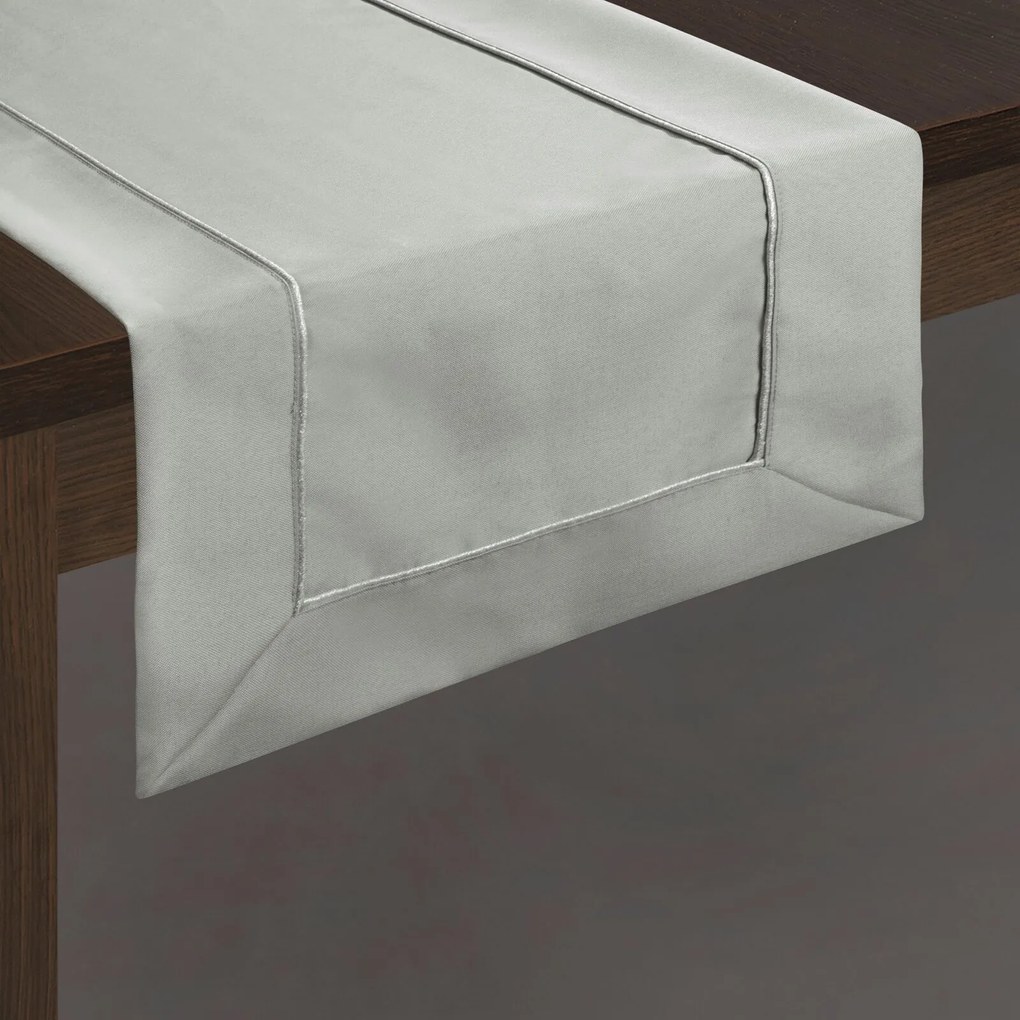 OBRUS KARIN 40X180 CM STRIEBORNÝ
