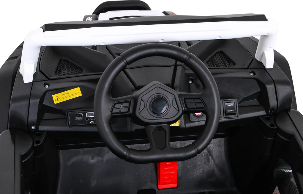 Ramiz Buggy UTV 2000M Racing Battery Car Biela + MP3 Sounds Svetlá + diaľkové ovládanie + pomalý štart