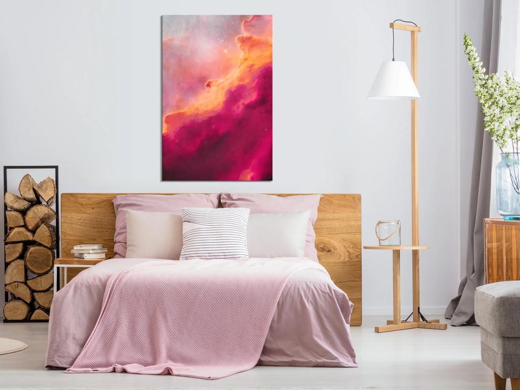 Artgeist Obraz - Pink Nebula (1 Part) Vertical Veľkosť: 80x120, Verzia: Premium Print