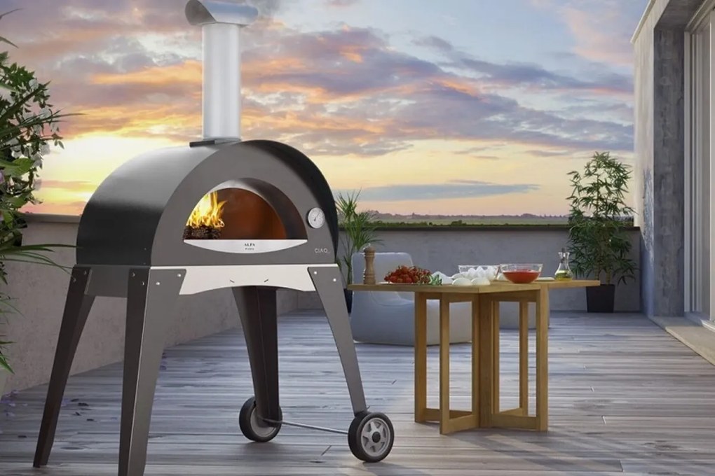Pizza pec CIAO na drevo s podstavcom