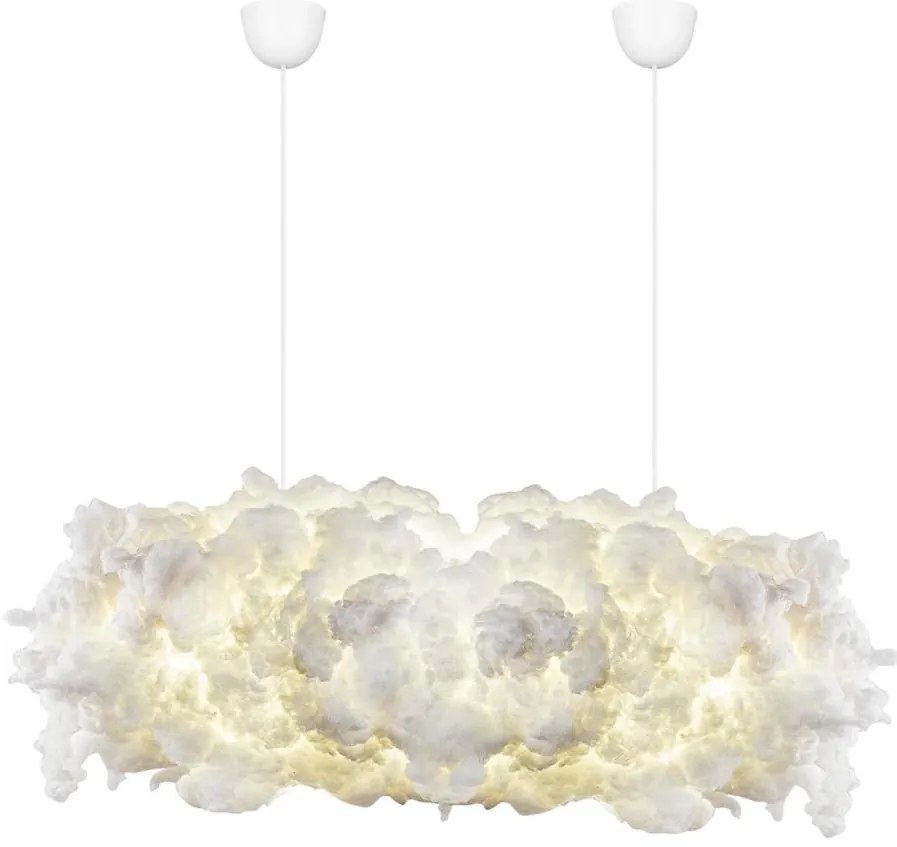 Závesný luster SERENE 2xE27/40W/230V biely