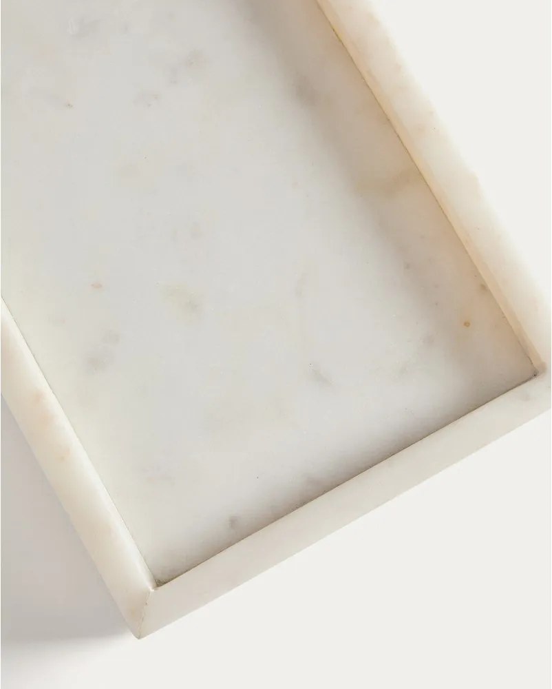 Mramorová dekoratívna tácka 18x35 cm Serela – Kave Home
