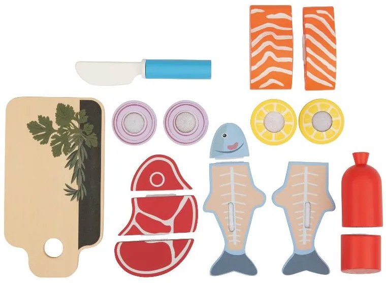 lupilu® Drevené hračkárske potraviny (800011298)