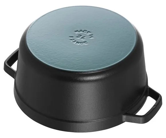 Staub Hrniec STAUB okrúhly 24 cm čierny 3,8l