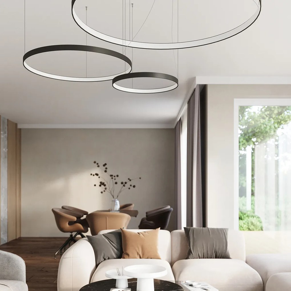 Závesné LED svietidlo Rio 78, 1x LED 50w, 3000k, b