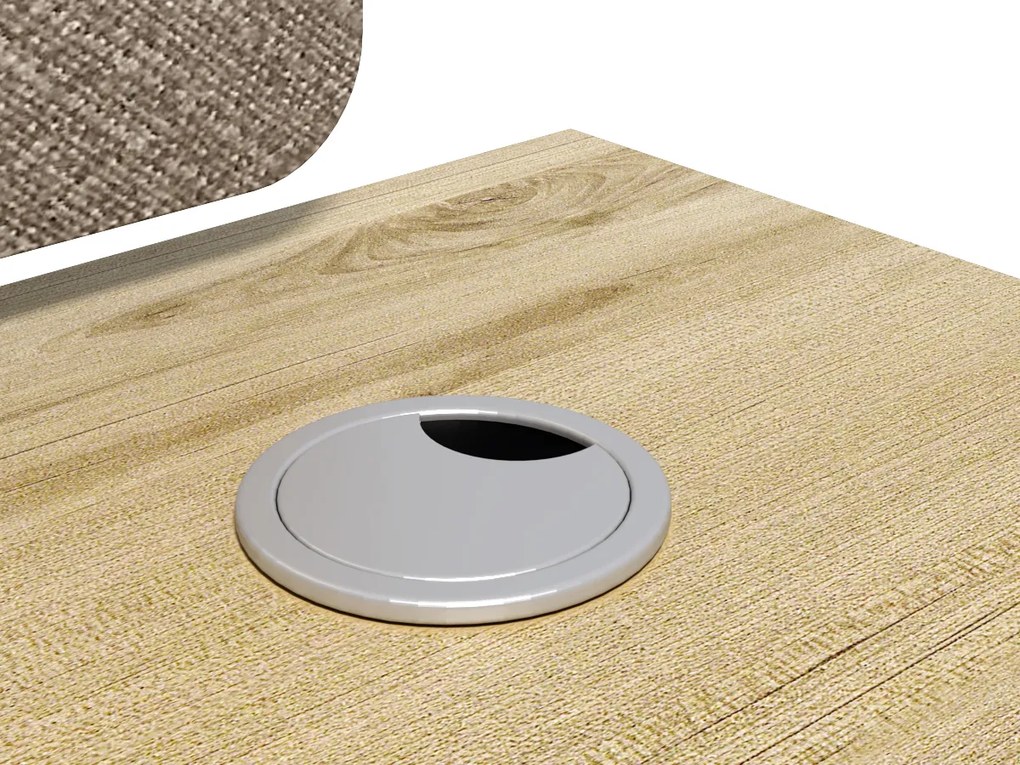 Kancelársky set pre 4 osoby Houseland Profit Max 02 3216 dub/biela