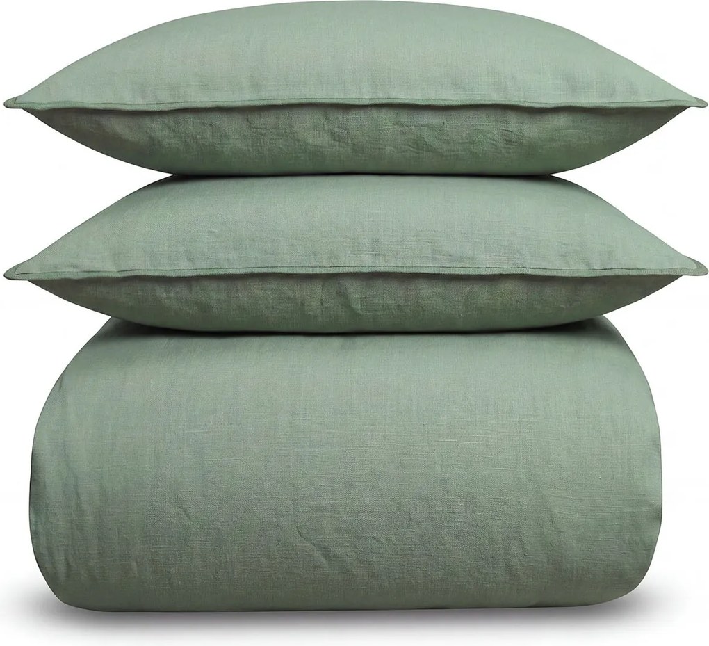 Dormeo posteľná bielizeň Linen zelená