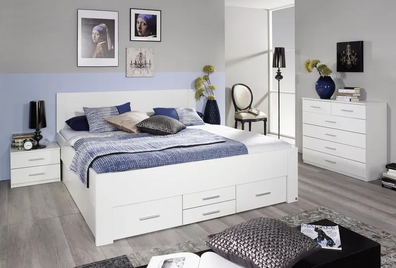 Set nočných stolíkov (2 ks) Isotta, biela