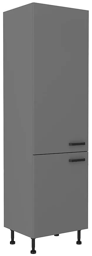 Kuchynská skrinka NESSA antracitová 60lo-215 2f