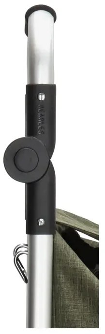 Beagles Zelený nastaviteľný nákupný vozík na kolieskach “Hercules“